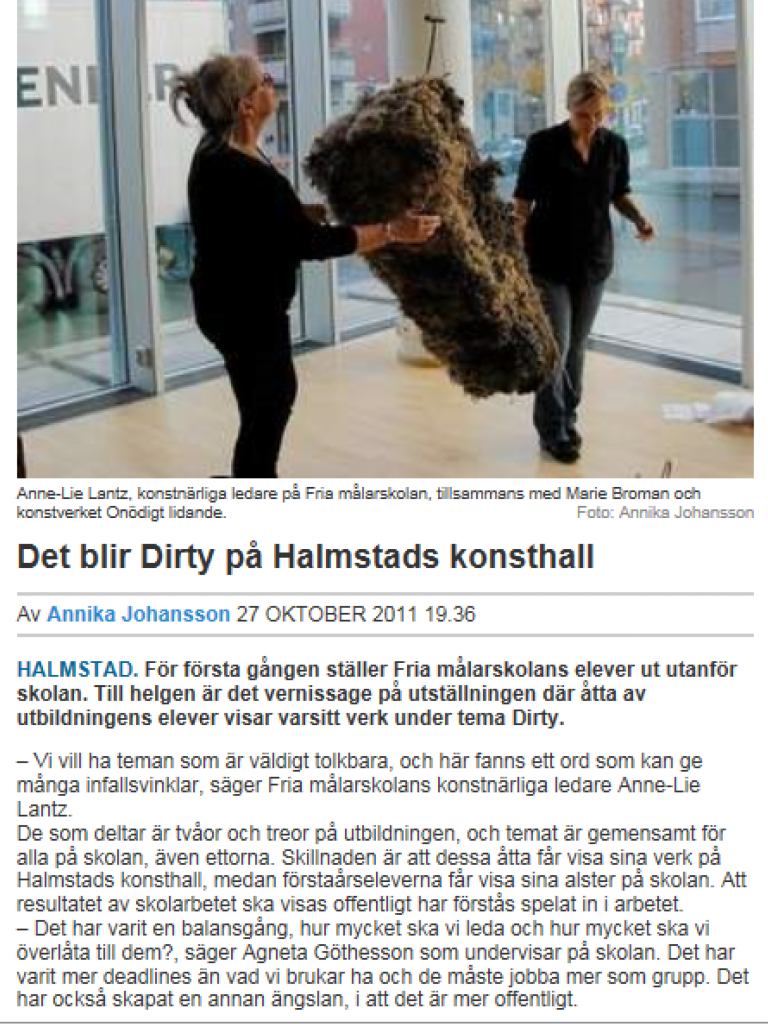 Laholms Tidning 27/28 oktober 2011